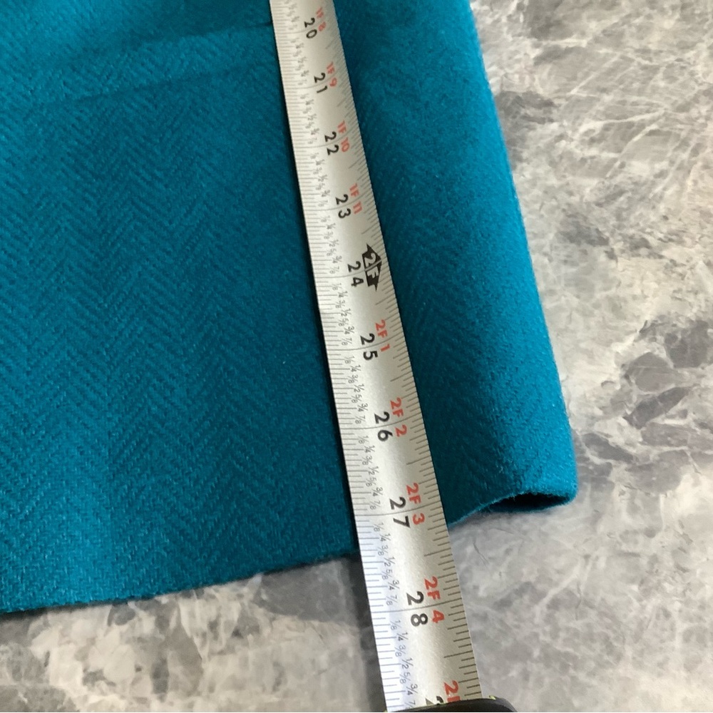 Teal Double-Breasted Women's Blazer size 12 - Picture 7 of 9